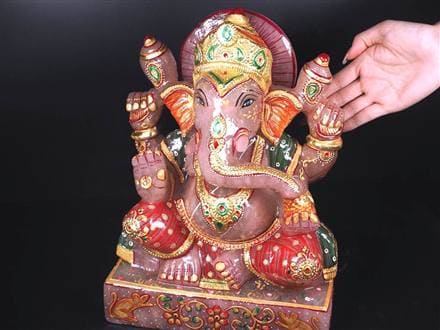 ローズクォーツガネーシャ ガネーシャ ローズガネーシャ 天然石ガネーシャ 夢を叶える象