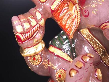 ローズクォーツガネーシャ ガネーシャ ローズガネーシャ 天然石ガネーシャ 夢を叶える象