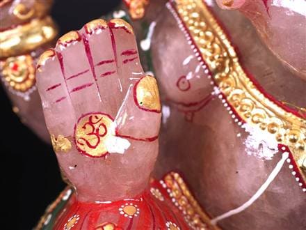 ローズクォーツガネーシャ ガネーシャ ローズガネーシャ 天然石ガネーシャ 夢を叶える象