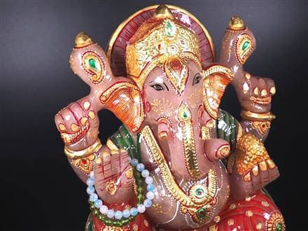 ローズクォーツガネーシャ ガネーシャ ローズガネーシャ 天然石ガネーシャ 夢を叶える象