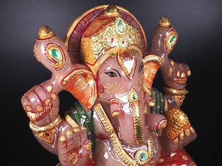 ローズクォーツガネーシャ ガネーシャ ローズガネーシャ 天然石ガネーシャ 夢を叶える象