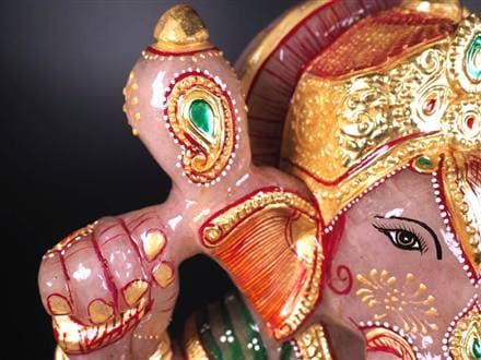 ローズクォーツガネーシャ ガネーシャ ローズガネーシャ 天然石ガネーシャ 夢を叶える象