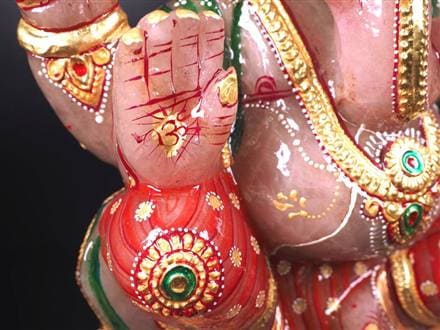 ローズクォーツガネーシャ ガネーシャ ローズガネーシャ 天然石ガネーシャ 夢を叶える象