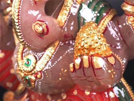 ローズクォーツガネーシャ ガネーシャ ローズガネーシャ 天然石ガネーシャ 夢を叶える象