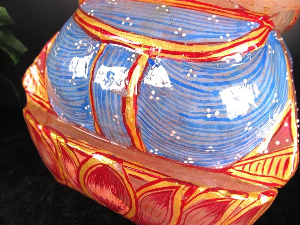 ヒマラヤ産 天然水晶 ガネーシャ 彫り 置物