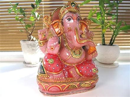 ローズクォーツガネーシャ ガネーシャ ローズガネーシャ 天然石ガネーシャ 夢を叶える象