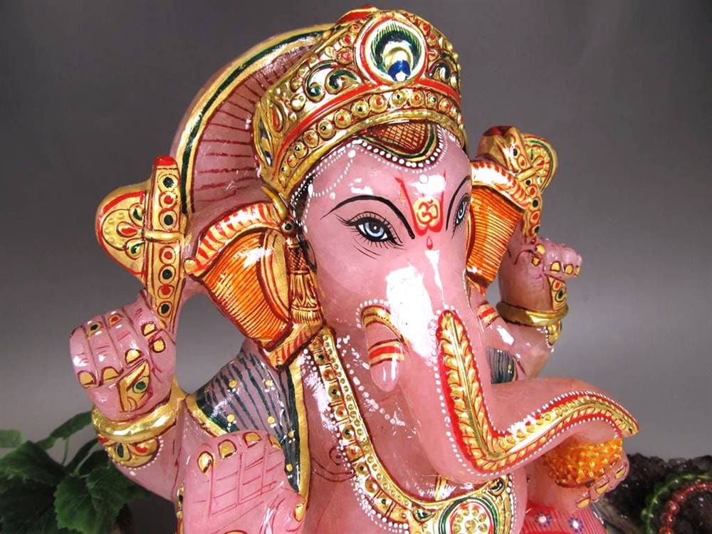 ローズクォーツガネーシャ ガネーシャ ローズガネーシャ 天然石ガネーシャ 夢を叶える象