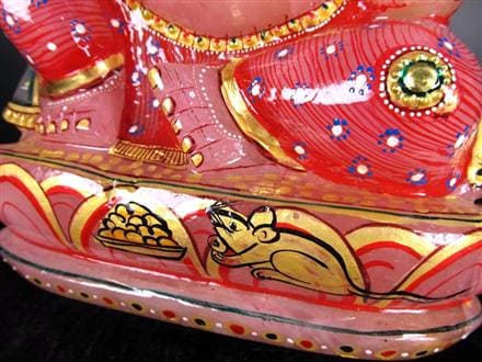 ローズクォーツガネーシャ ガネーシャ ローズガネーシャ 天然石ガネーシャ 夢を叶える象