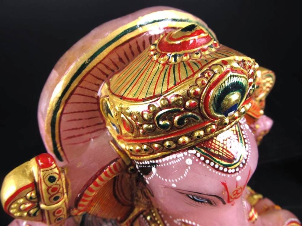 ローズクォーツガネーシャ ガネーシャ ローズガネーシャ 天然石ガネーシャ 夢を叶える象