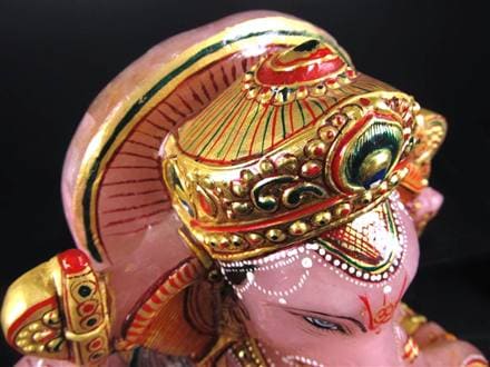 ローズクォーツガネーシャ ガネーシャ ローズガネーシャ 天然石ガネーシャ 夢を叶える象