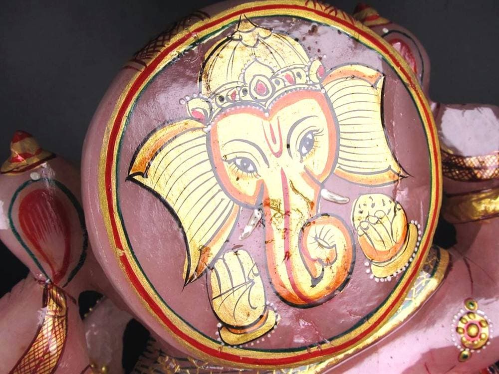 ローズクォーツガネーシャ ガネーシャ ローズガネーシャ 天然石ガネーシャ 夢を叶える象