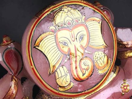 ローズクォーツガネーシャ ガネーシャ ローズガネーシャ 天然石ガネーシャ 夢を叶える象