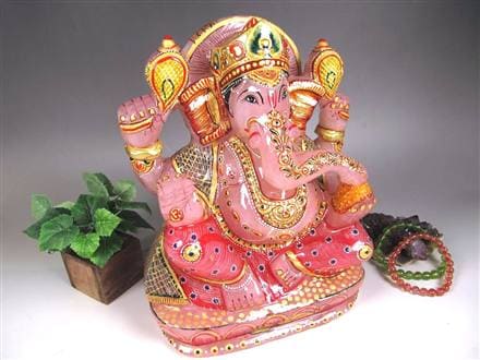 ローズクォーツガネーシャ ガネーシャ ローズガネーシャ 天然石ガネーシャ 夢を叶える象