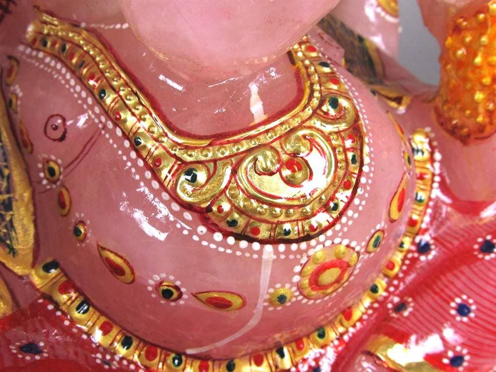 ローズクォーツガネーシャ ガネーシャ ローズガネーシャ 天然石ガネーシャ 夢を叶える象