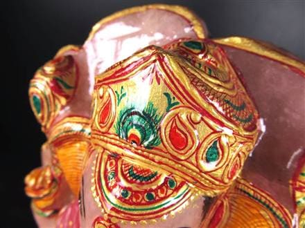 ローズクォーツガネーシャ ガネーシャ ローズガネーシャ 天然石ガネーシャ 夢を叶える象