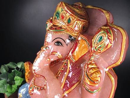 ローズクォーツガネーシャ ガネーシャ ローズガネーシャ 天然石ガネーシャ 夢を叶える象