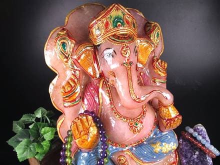 ローズクォーツガネーシャ ガネーシャ ローズガネーシャ 天然石ガネーシャ 夢を叶える象