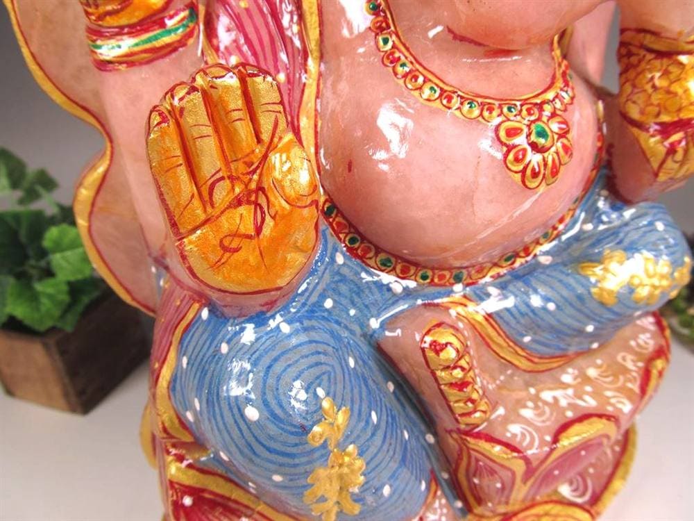 ローズクォーツガネーシャ ガネーシャ ローズガネーシャ 天然石ガネーシャ 夢を叶える象