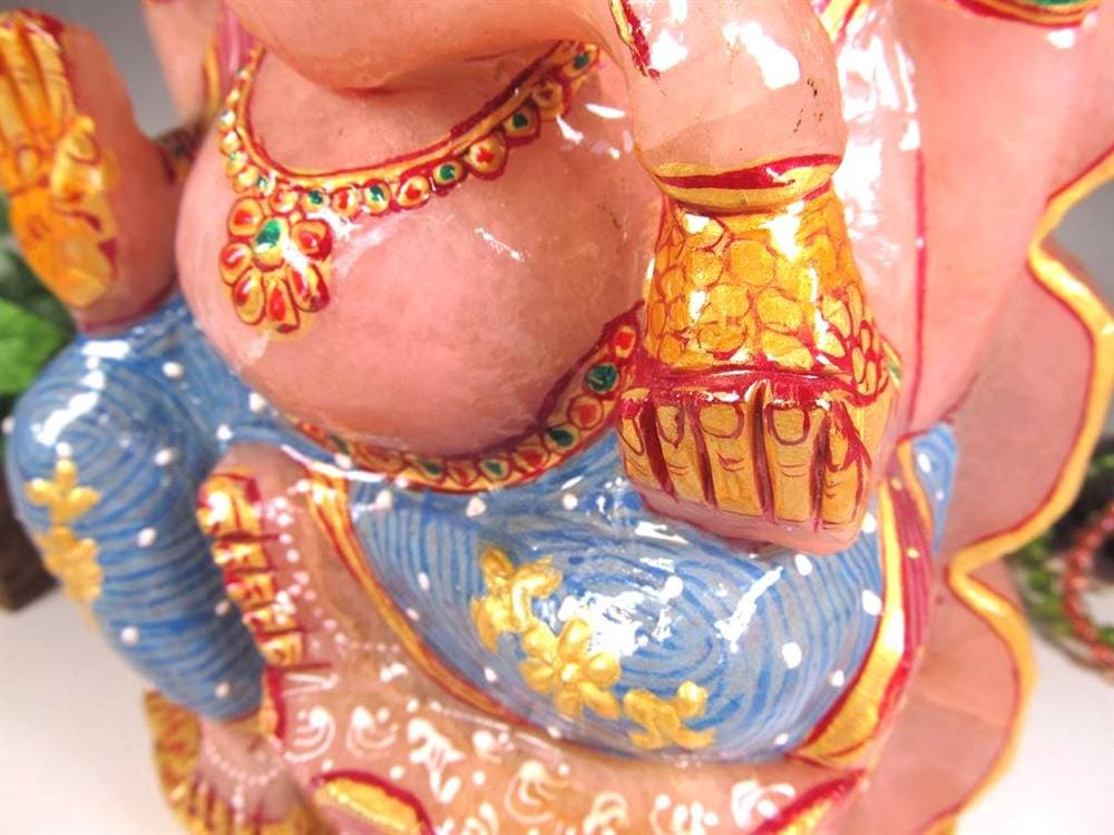 ローズクォーツガネーシャ ガネーシャ ローズガネーシャ 天然石ガネーシャ 夢を叶える象