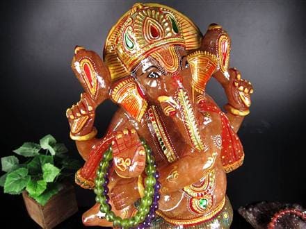 ピンクアベンチュリンガネーシャ ガネーシャ 天然石ガネーシャ 夢を叶える象