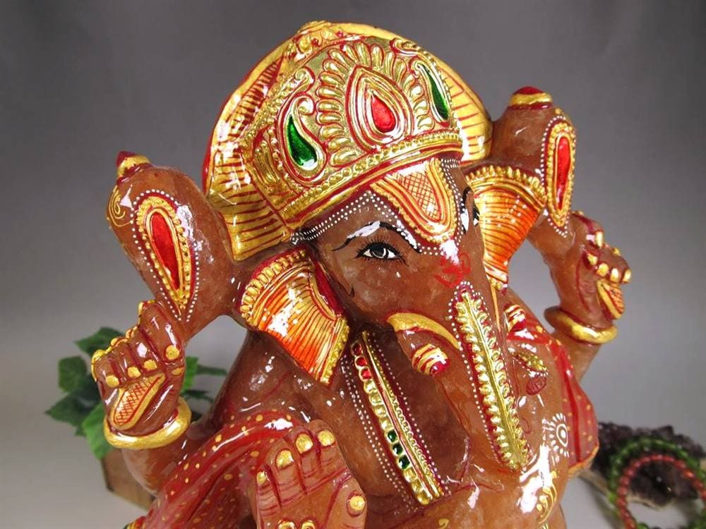 ピンクアベンチュリンガネーシャ ガネーシャ 天然石ガネーシャ 夢を叶える象