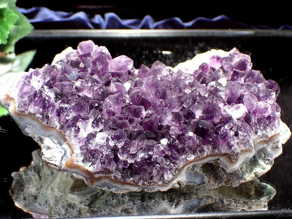 原石系 クラスター アメジストクラスター 極上アメジストクラスター