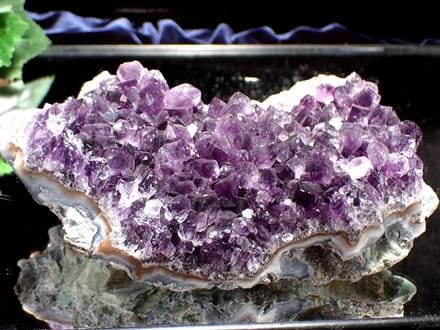 原石系 クラスター アメジストクラスター 極上アメジストクラスター