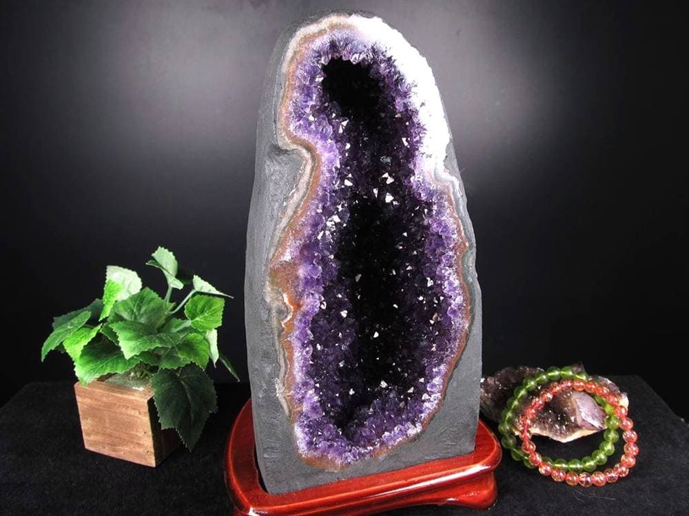 アメジストジオード アメジストドーム 紫水晶 晶洞 天然石