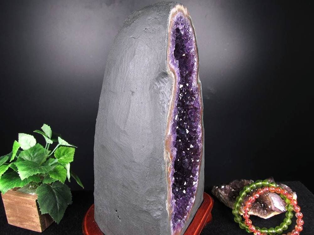 アメジストジオード アメジストドーム 紫水晶 晶洞 天然石