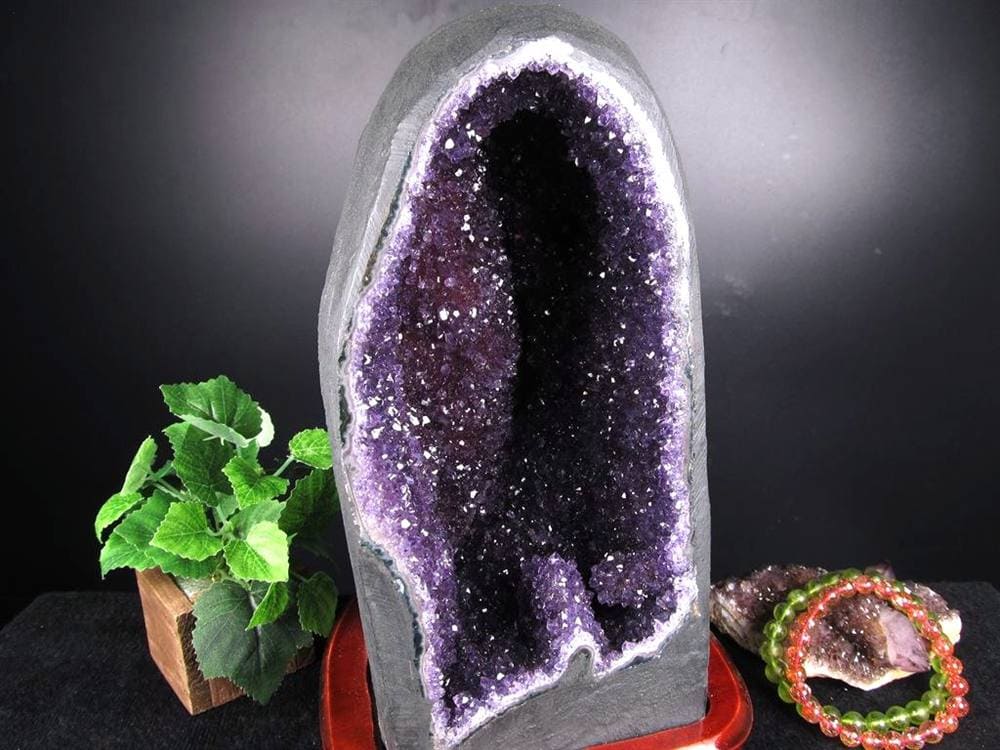 アメジストジオード アメジストドーム 紫水晶 晶洞 天然石