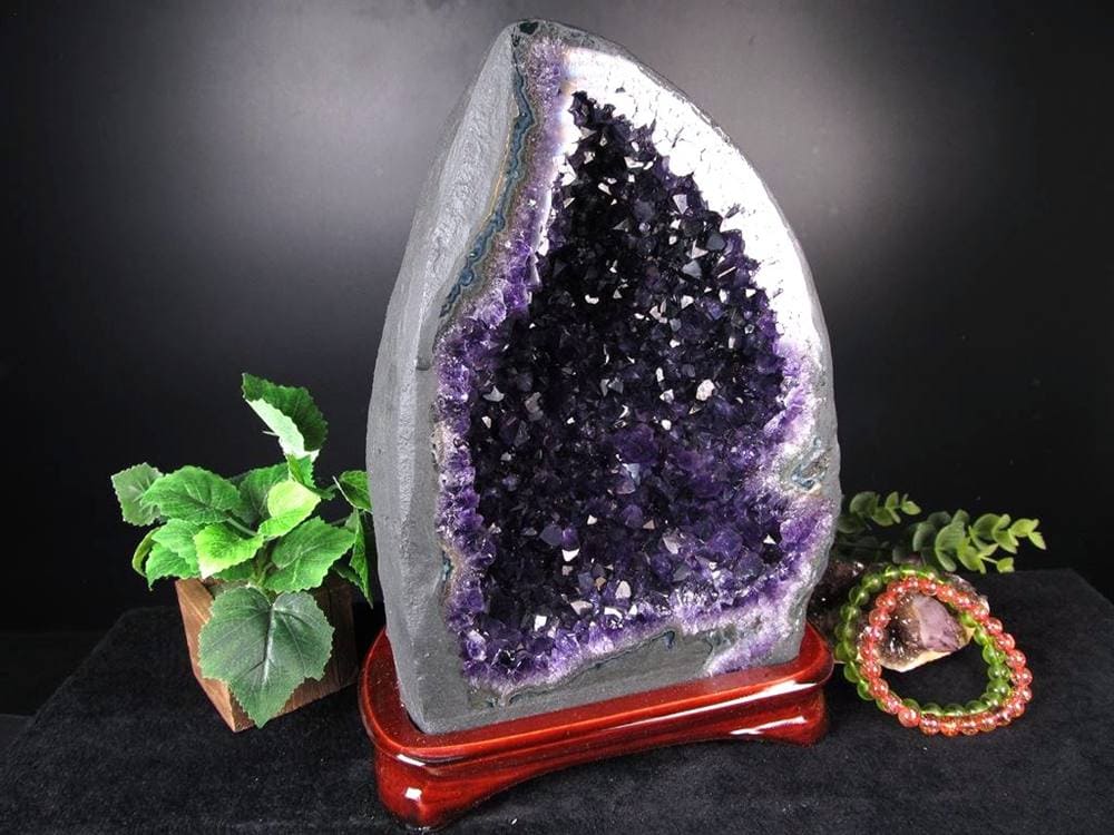 アメジストジオード アメジストドーム 紫水晶 晶洞 天然石