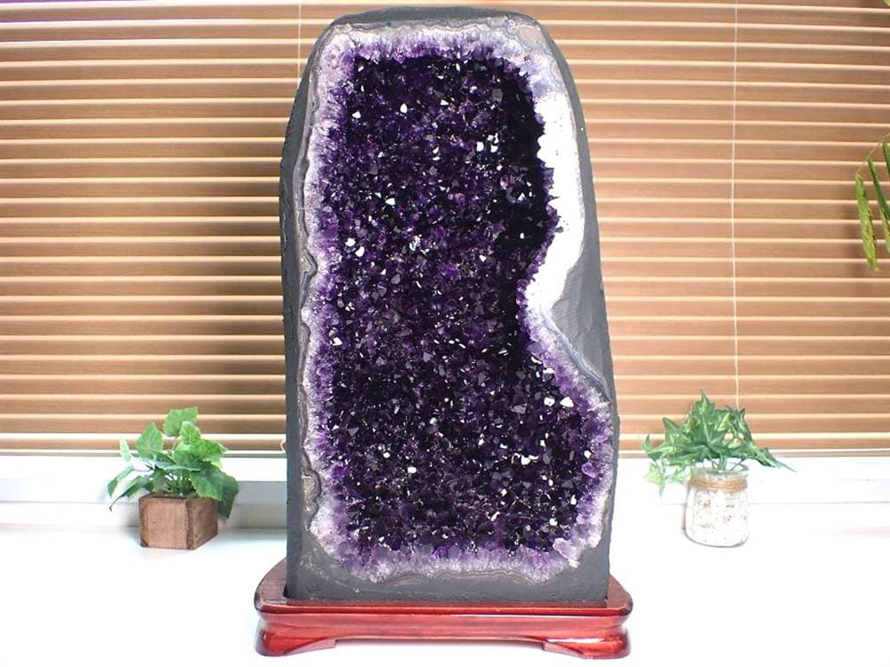 アメジストジオード アメジストドーム 紫水晶 晶洞 天然石