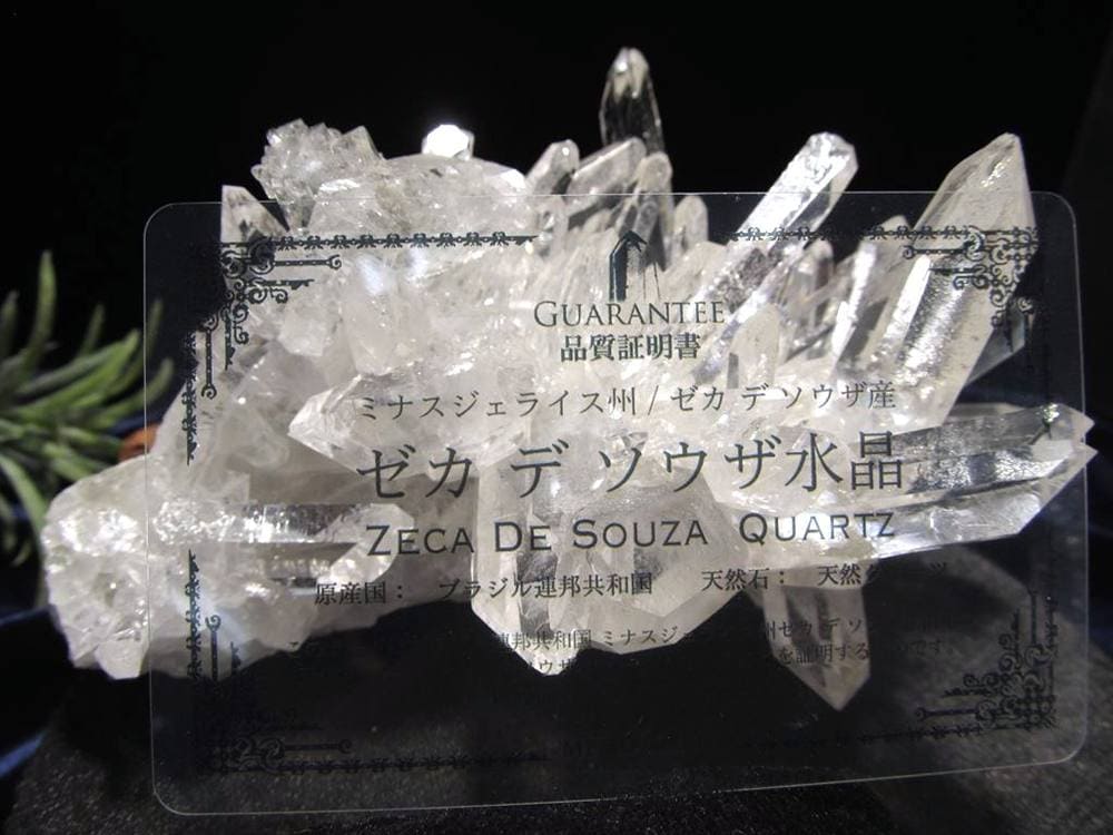 水晶 クラスター ゼッカデソウザ産 クリスタル ゼカ・デ・ソウザ産