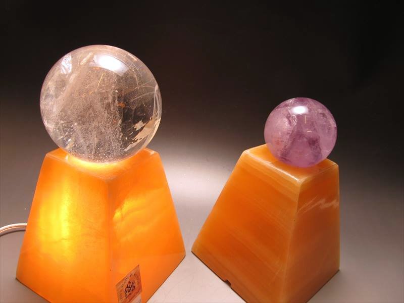 ☆限定15台！☆極上オレンジカルサイト製☆インテリア照明・丸玉照明に