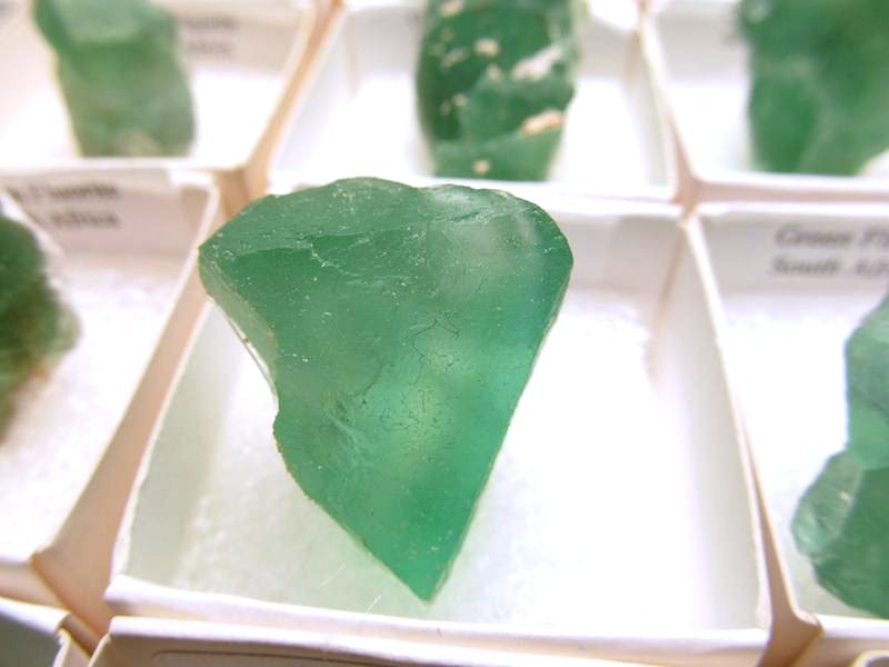 グリーンフローライト・ミニチュア原石