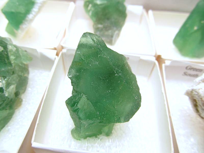 グリーンフローライト・ミニチュア原石