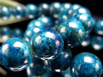 クリソコラ 珪孔雀石 シャッタカイト ブレスレット ペルー産