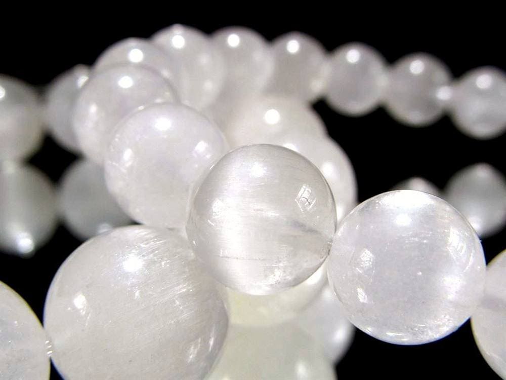 サゲニティッククォーツ ブレスレット ラビットヘア ホワイトルチル ルチル