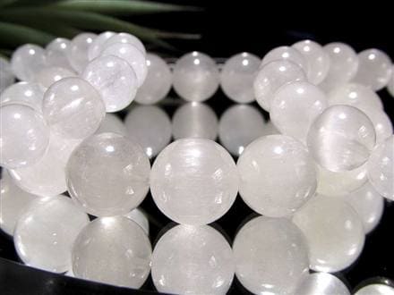 サゲニティッククォーツ ブレスレット ラビットヘア ホワイトルチル ルチル