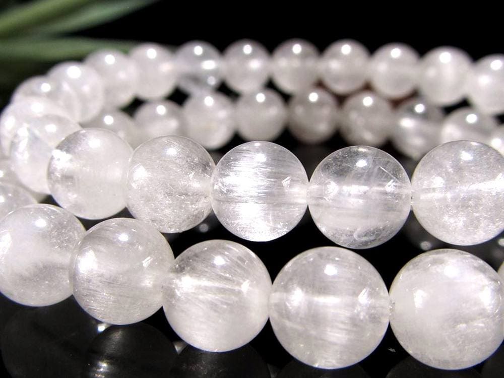 サゲニティッククォーツ ブレスレット ラビットヘア ホワイトルチル ルチル