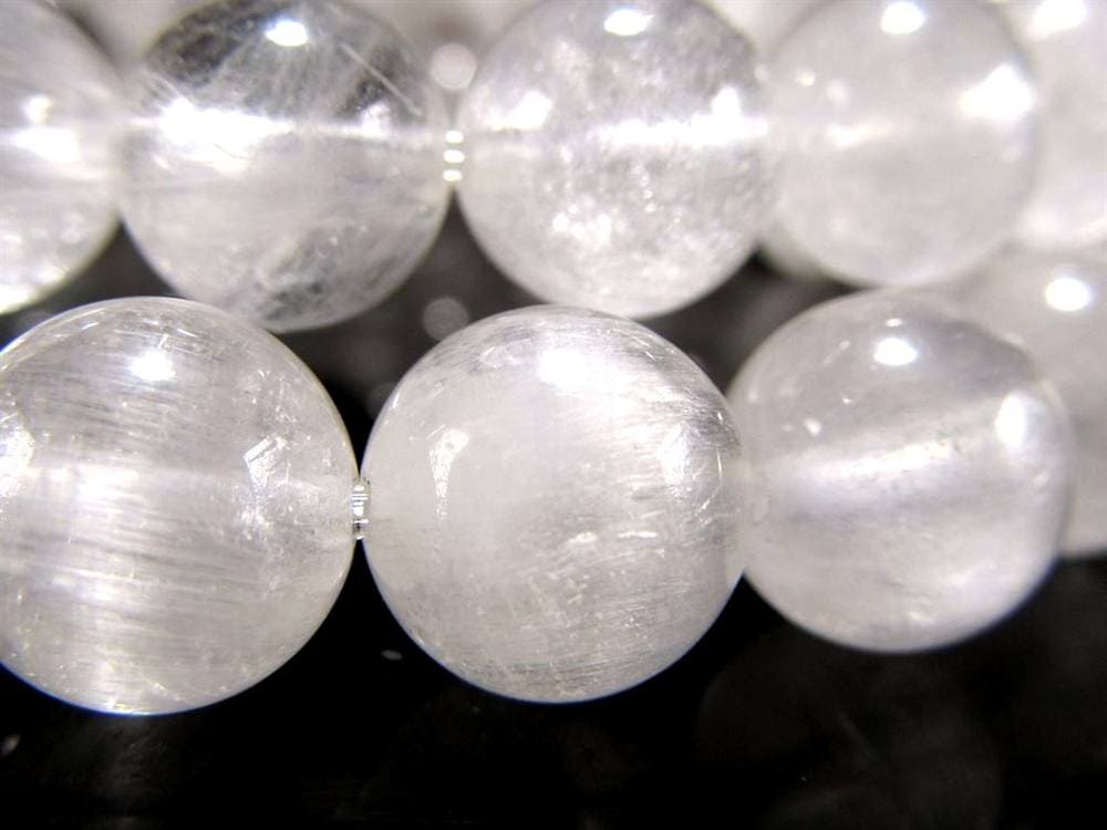 サゲニティッククォーツ ブレスレット ラビットヘア ホワイトルチル ルチル