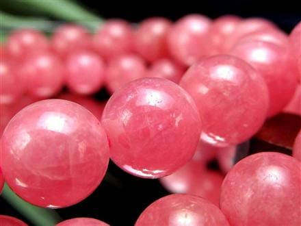 インカローズ ロードクロサイト ブレスレット レース模様 恋愛運