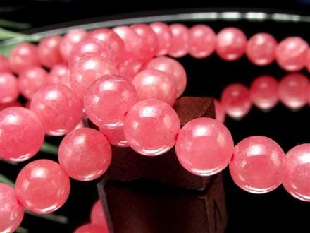 インカローズ ロードクロサイト ブレスレット レース模様 恋愛運