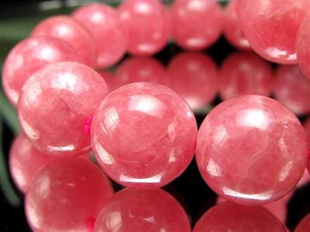 インカローズ ロードクロサイト ブレスレット レース模様 恋愛運