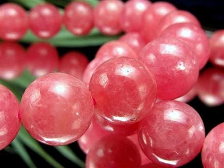 インカローズ ロードクロサイト ブレスレット レース模様 恋愛運