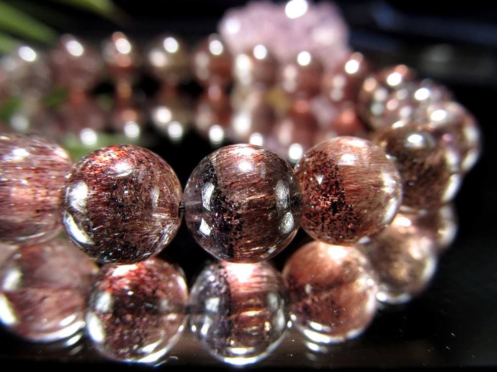 スーパーセブン ブレスレット ゲーサイト レピドクロサイト ブラックスーパーセブン