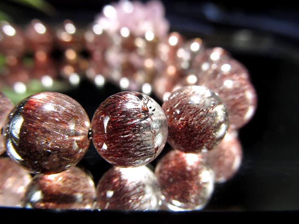 スーパーセブン ブレスレット ゲーサイト レピドクロサイト ブラックスーパーセブン