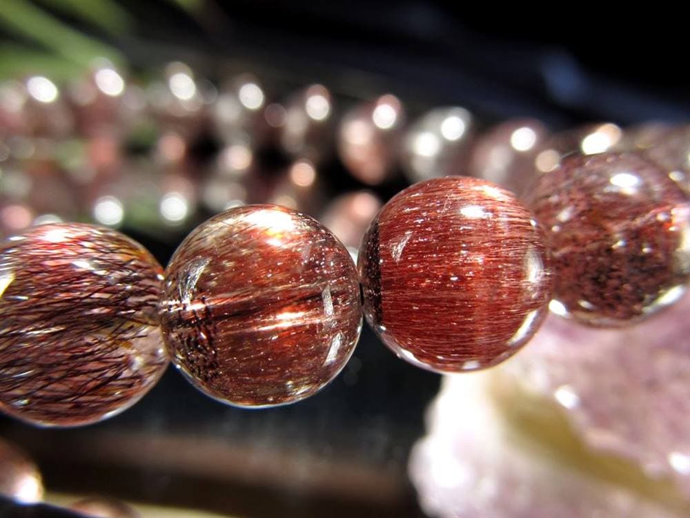 スーパーセブン ブレスレット ゲーサイト レピドクロサイト ブラックスーパーセブン