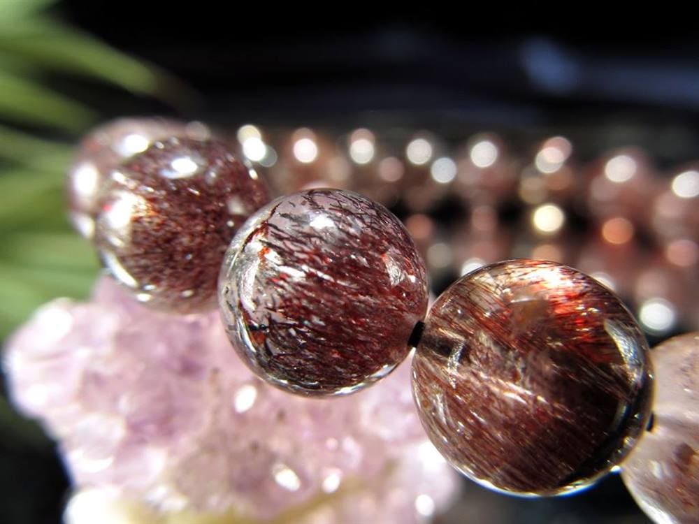 スーパーセブン ブレスレット ゲーサイト レピドクロサイト ブラックスーパーセブン