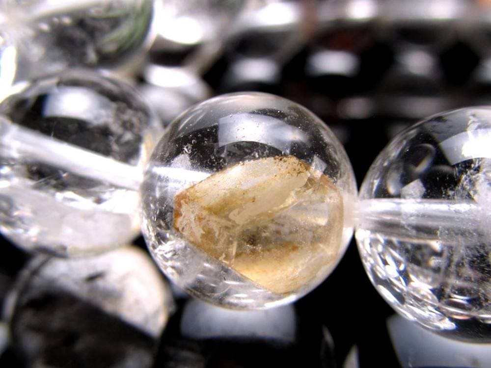 クォーツインクォーツ ブレスレット マニフェストクォーツ 貫入水晶 クリスタル